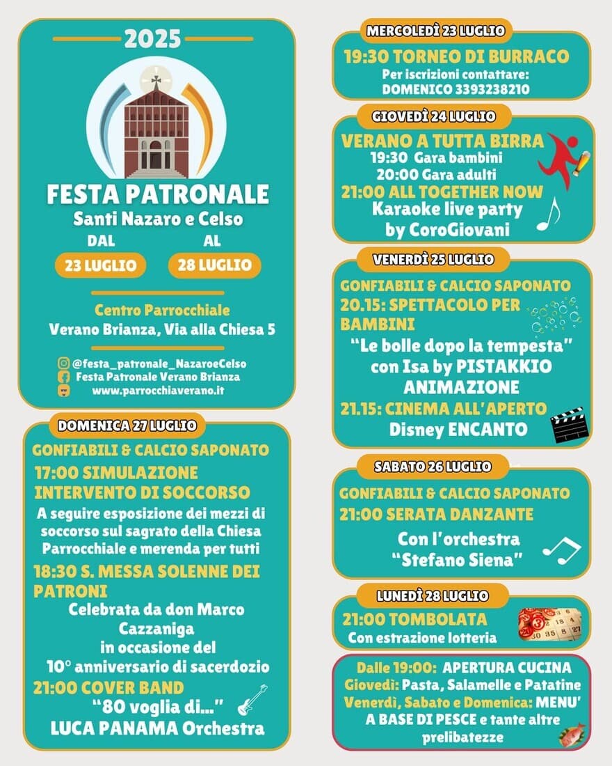 Festa Patronale di Verano Brianza
