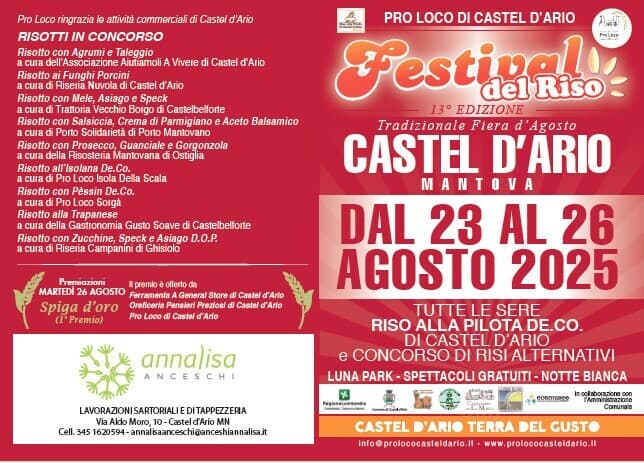 Festival del Riso - Fiera d'Agosto di Castel d'Ario