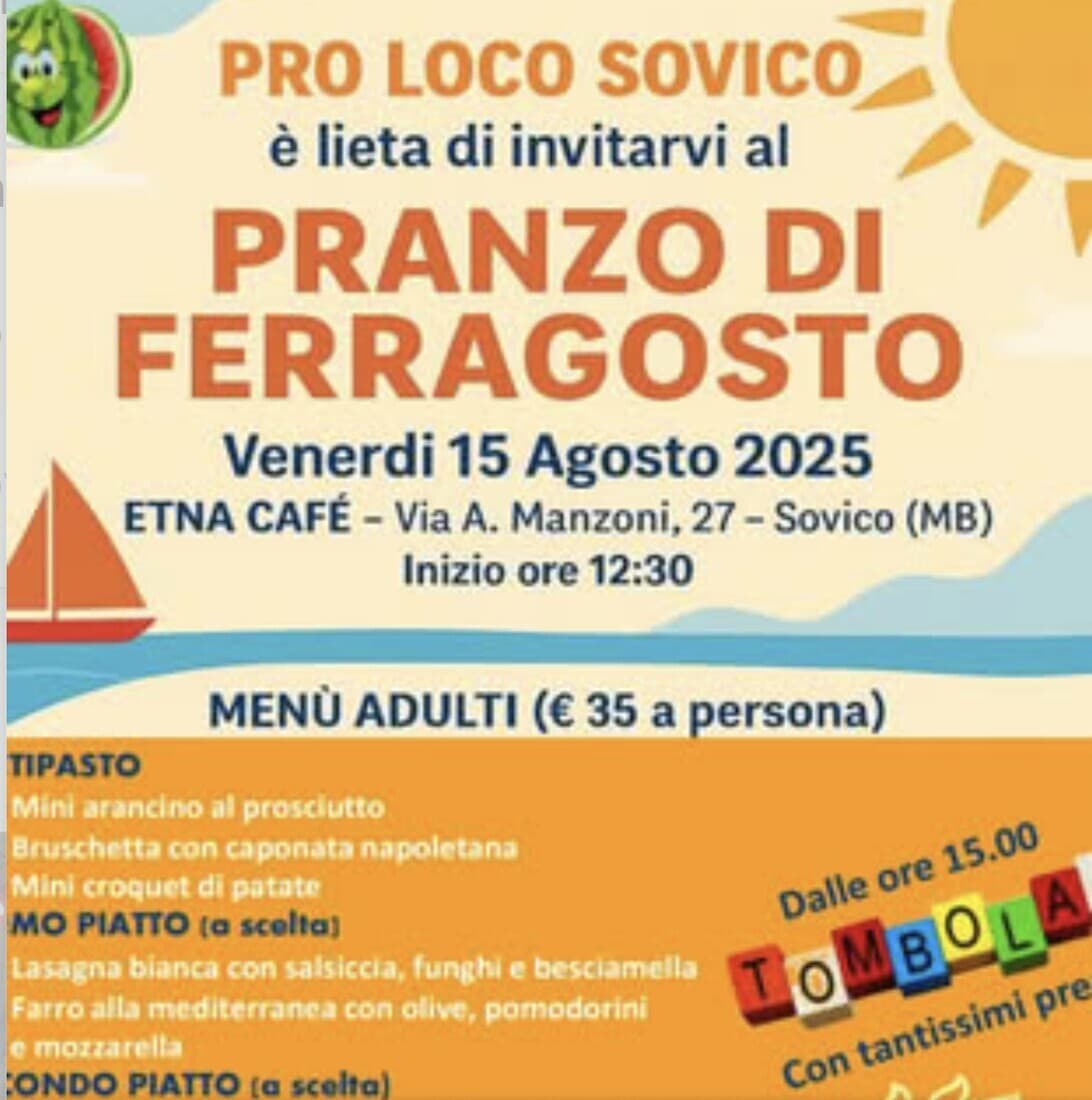 Pranzo di Ferragosto a Sovico