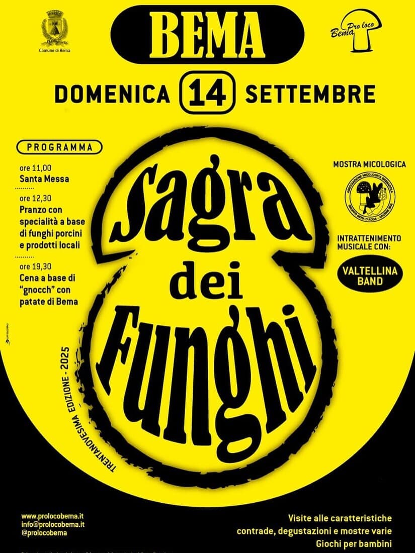 Sagra dei funghi a Bema