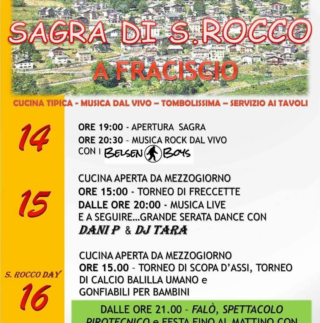 Sagra di San Rocco a Fraciscio