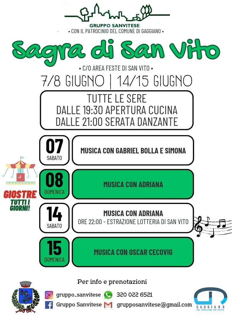 Sagra di San Vito - Gaggiano