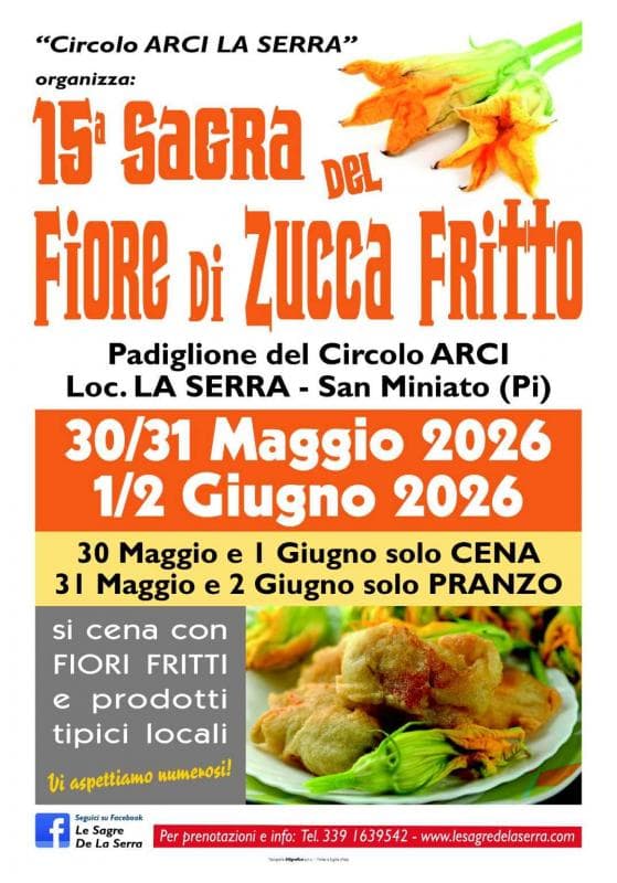 Sagra Del Fiore Di Zucca Fritto A La Serra Di San Miniato
