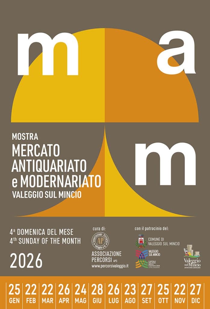 Valeggio sul Mincio, Mercato dell'Antiquariato e Modernariato 2026