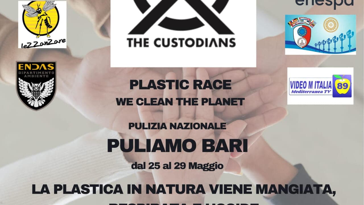 The Custodians Plastic Race - Appuntamenti nei 5 Municipi