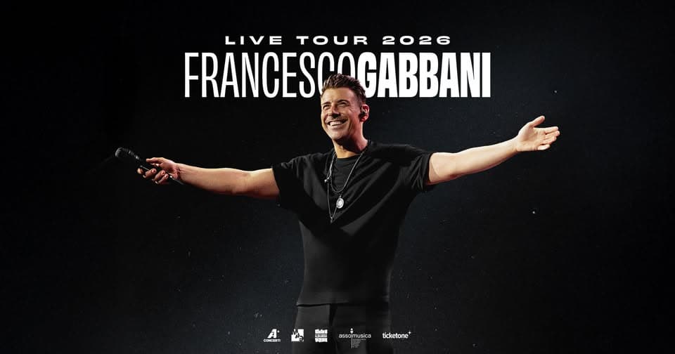 Francesco Gabbani β Live Tour 2026 β Bergamo Data Zero