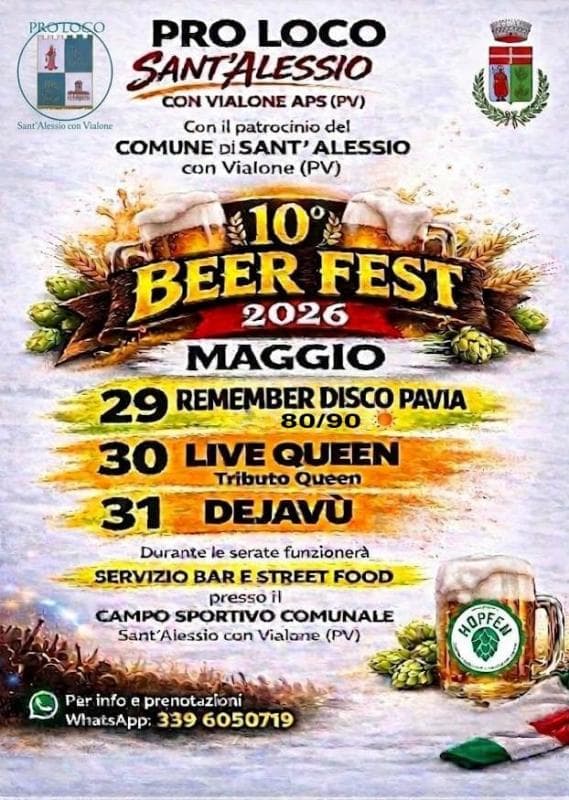 Festa Della Birra A Sant'Alessio Con Vialone